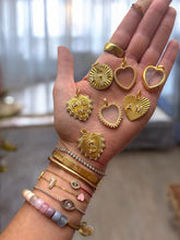 Load image into Gallery viewer, Edgy Heart Glass Locket