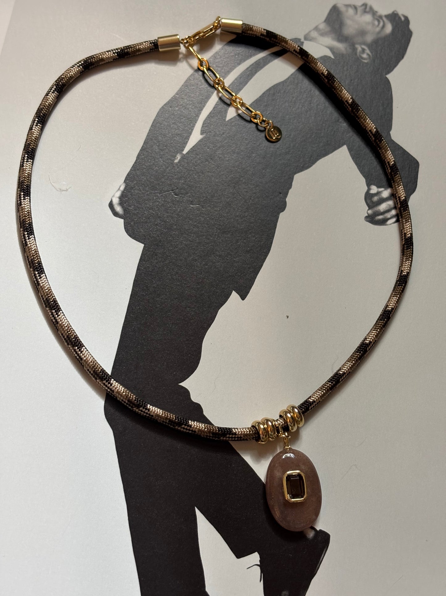 Chocolate Smoke Pendant Necklace
