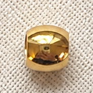 Gold Oval Bead