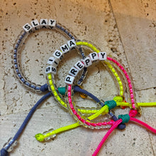 Load image into Gallery viewer, Slay Sigma Preppy Bracelet Set of 3
