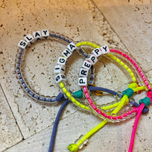 Load image into Gallery viewer, Slay Sigma Preppy Bracelet Set of 3