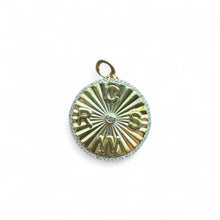 Load image into Gallery viewer, Initial Symbol Medallion with Pave Disc