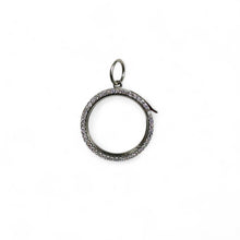 Load image into Gallery viewer, Small Floating Pave Charm Locket