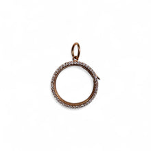 Load image into Gallery viewer, Small Floating Pave Charm Locket