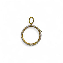 Load image into Gallery viewer, Small Floating Pave Charm Locket