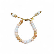 Load image into Gallery viewer, The Perfect White Tee II Forte Gemstone Beaded Bracelet • Adjustable