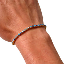 Load image into Gallery viewer, Evil Eye Tennis Bracelet