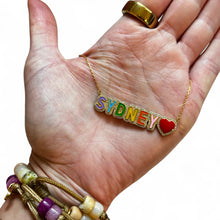 Load image into Gallery viewer, Rainbow Name Necklace