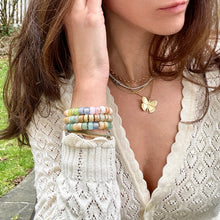 Load image into Gallery viewer, Dizzy Daffodils, Candy Beads Bracelet