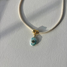 Load image into Gallery viewer, Rope Gemstone Pendant Necklace | Gold Filled Accent Beads