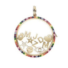 Load image into Gallery viewer, Rainbow Floating Charm Locket
