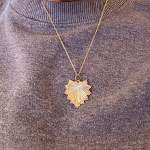 Load image into Gallery viewer, Radial Fluted Heart Charm