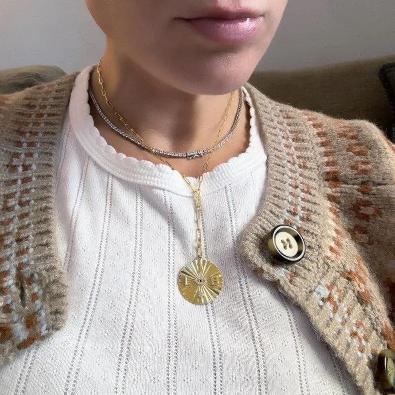 Paperclip Chain Necklace with Extender
