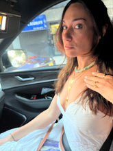 Load image into Gallery viewer, Lemongrass Mojito, Gemstone Adjustable Beaded Bracelet