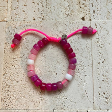 Load image into Gallery viewer, Barbie Dreamhouse, Gemstone Adjustable Beaded Bracelet