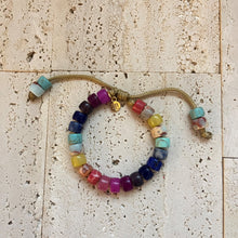 Load image into Gallery viewer, Trix, Forte Gemstone Adjustable Beaded Bracelet