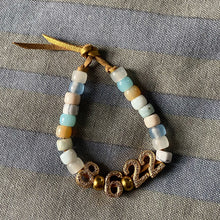 Load image into Gallery viewer, The Times to Remember • Natural Gemstone Pony Bead Personalized Beaded Bracelet • Stardust Numbers