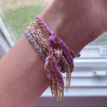 Load image into Gallery viewer, Lucky Friendship Bracelet Rainbow/Silver