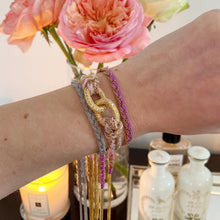 Load image into Gallery viewer, Lucky Friendship Bracelet Rainbow/Silver