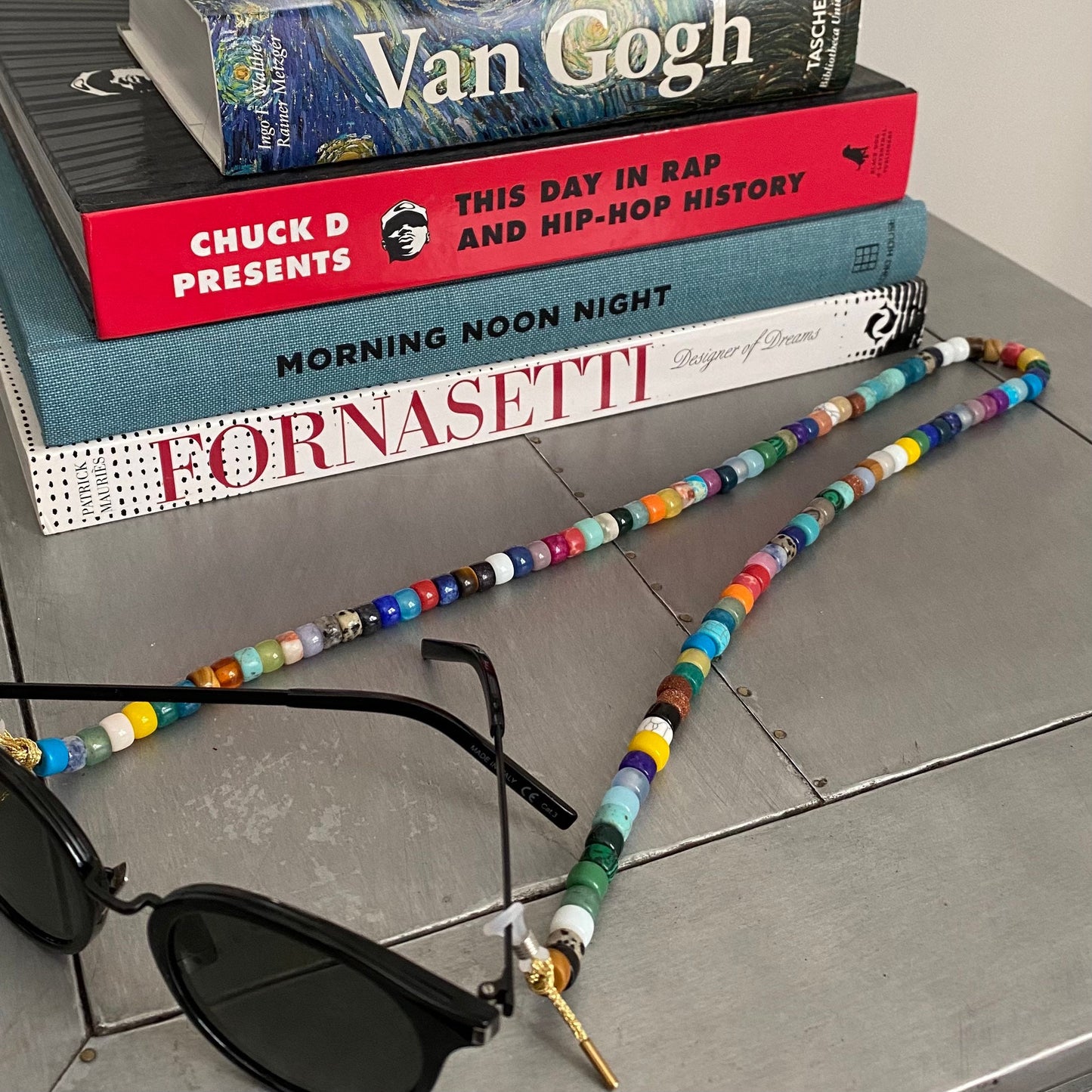 Natural Gemstone Beaded Sunglass Chain