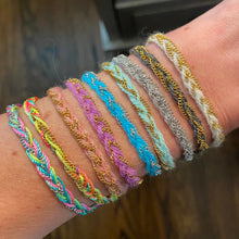 Load image into Gallery viewer, Lucky Friendship Bracelet Rainbow/Gold