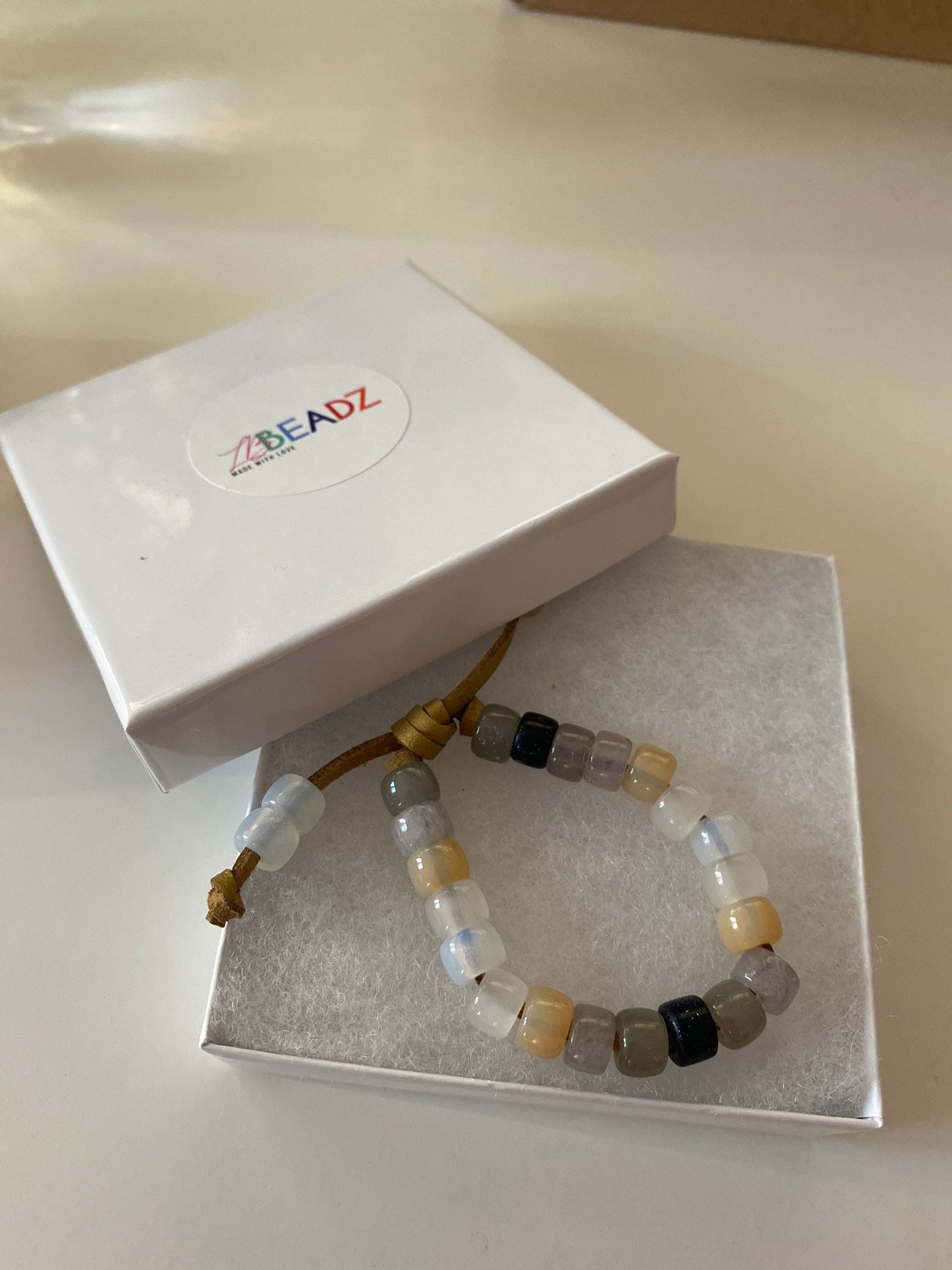 The Devonshire • Natural Gemstone Beaded Bracelet