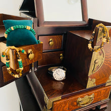 Load image into Gallery viewer, The Necessary Stack, Gemstone Beaded Bracelet(s) with Gold Stardust Spacers