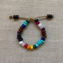 Load image into Gallery viewer, The Jones • Natural Gemstone Adjustable Beaded Bracelet