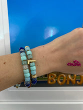 Load image into Gallery viewer, The Patagonia • Gemstone Beaded Bracelet • Adjustable