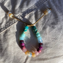Load image into Gallery viewer, The Unicorn • Gemstone Adjustable Beaded Bracelet