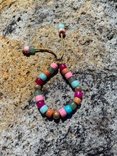 Load image into Gallery viewer, Rum Punch • Adjustable Gemstone Beaded Bracelet