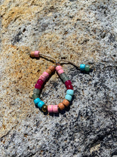 Load image into Gallery viewer, Rum Punch • Adjustable Gemstone Beaded Bracelet