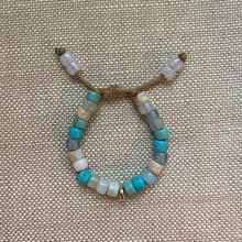 Load image into Gallery viewer, Skinny Minny • Henry Reese Gemstone Bracelet with Skinny 14k Gold Bead