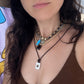 Prehnite & Smoky Quartz Rope Necklace