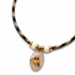 Rutilated Quartz & Yellow Citrine Oval Rope Necklace
