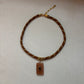 Rose Ember Pendant Necklace