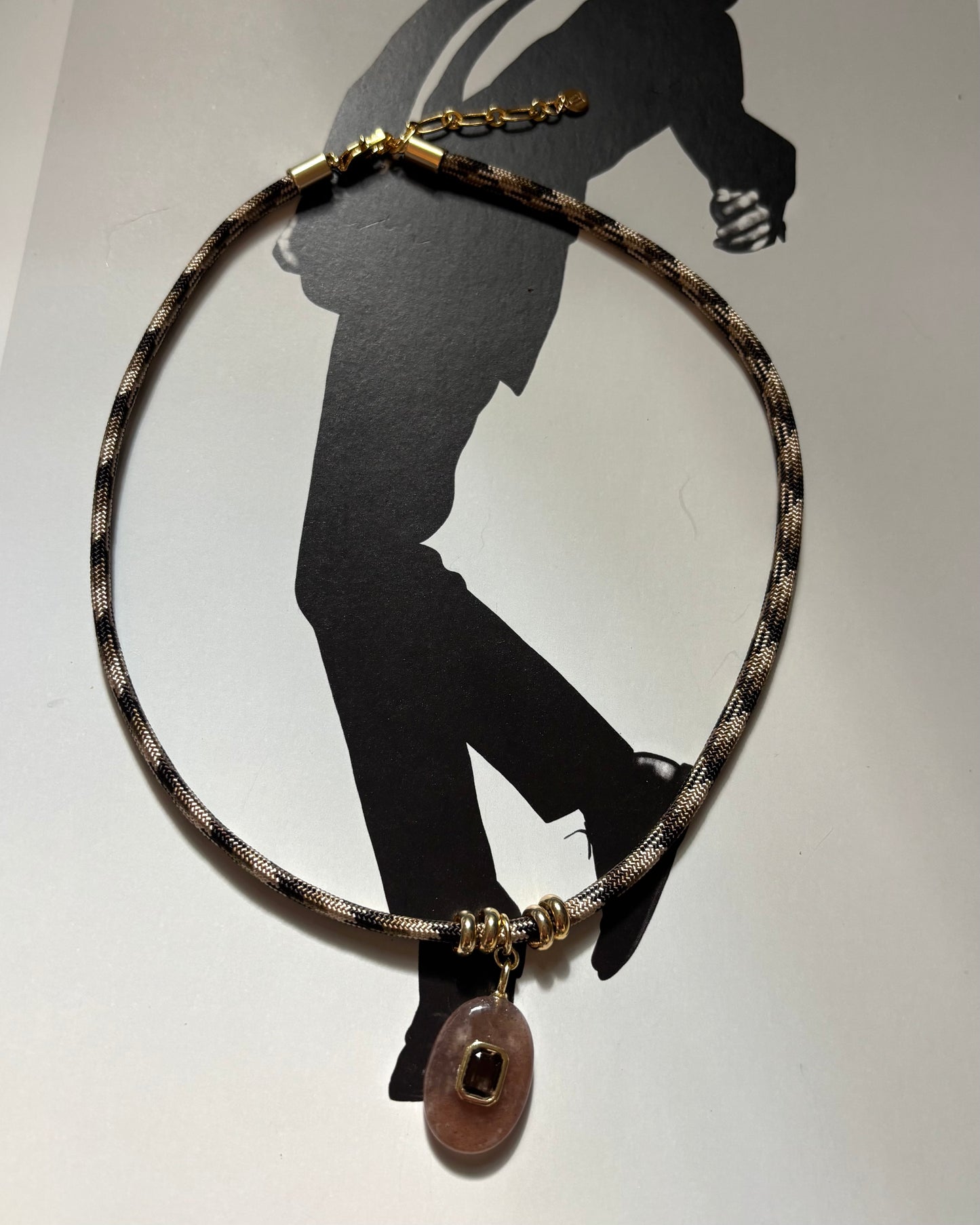 Chocolate Smoke Pendant Necklace