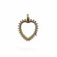 Edgy Heart Glass Locket