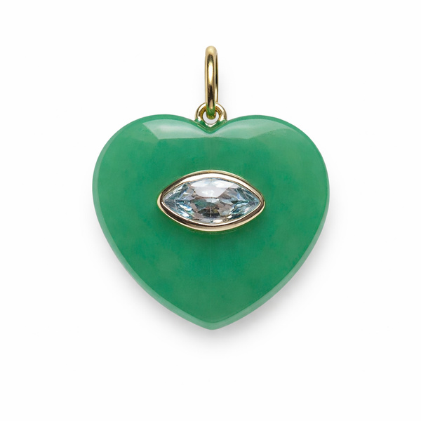 Chrysoprase Chalcedony & Blue Topaz Rope Necklace