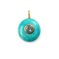 Green Turquoise with Blue Topaz