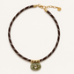 Prehnite & White Topaz Rope Necklace