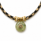 Prehnite & Smoky Quartz Rope Necklace