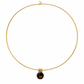 Smoky Quartz Gold-Filled Collar Necklace