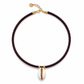 Cowrie Gemstone Pendant Necklace