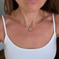 Green Amethyst Gold-Filled Collar Necklace