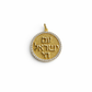 Am Yisrael Chai Pendant Gold Finish Sterling Silver Hebrew Necklace