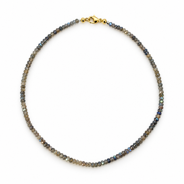 Labradorite Apatite Gemstone Necklace
