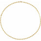 Marina Anchor Chain Necklace – 14K Yellow Gold Puffed Anchor Chain (3.8mm)