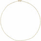 14K Gold Enamel Bead Chain – Turquoise, White & Black – Adjustable