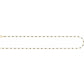 14K Gold Enamel Bead Chain – Turquoise, White & Black – Adjustable